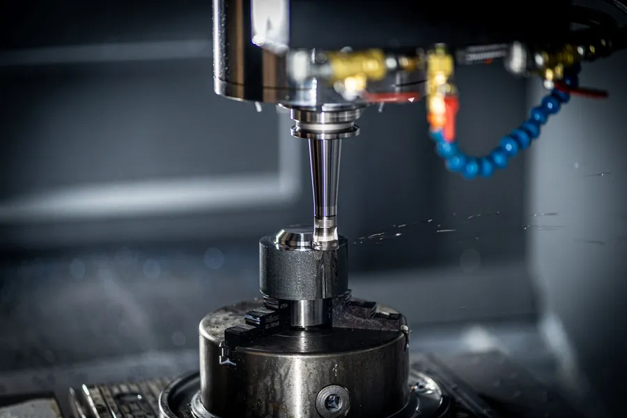 Industrial machinery close-up